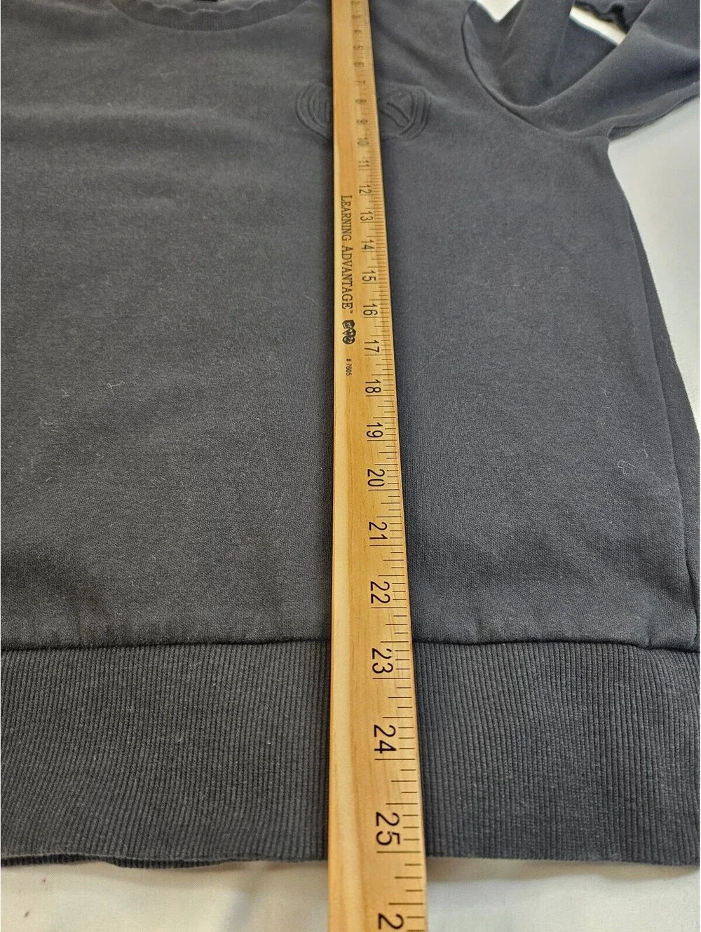Michael Kors Black Cotton Blend Sweatshirt with Tonal Patch Detail Size L Unisex